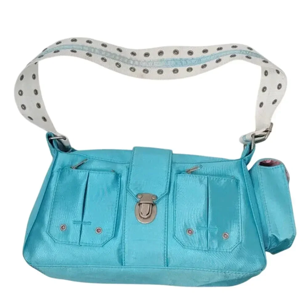 VIntage Y2K Blue Belt shoulder bag